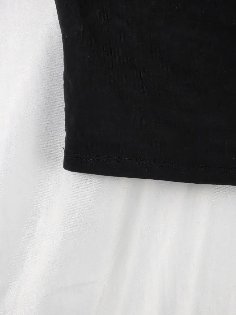 Edikted Black Strapless Tube Cropped Top Size Small